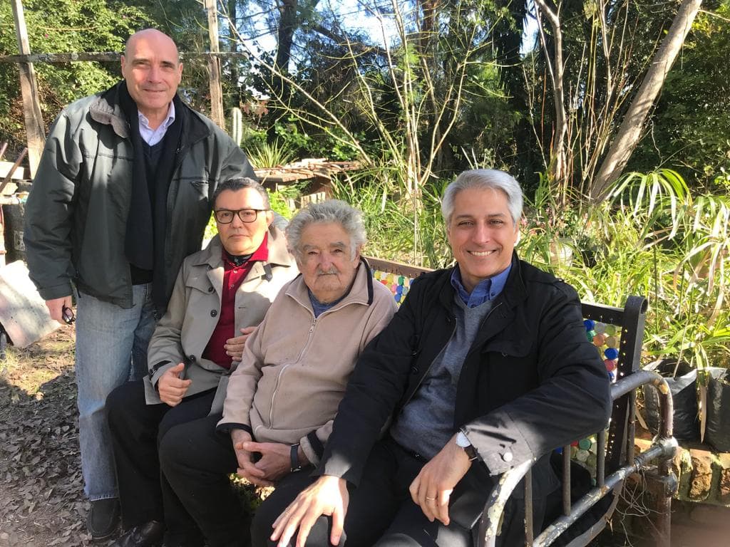 PSB visita ex-presidente do Uruguai 
