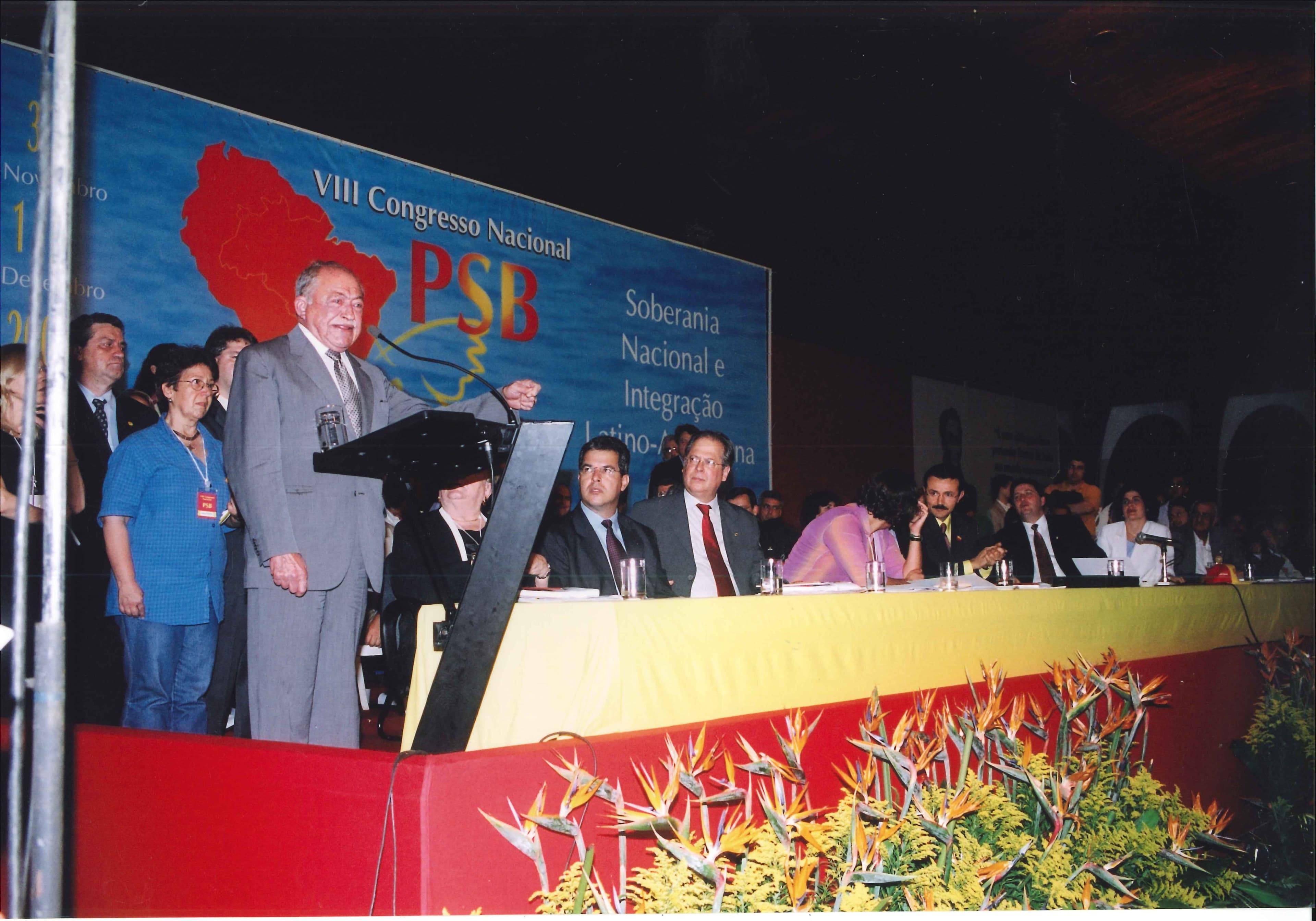 VIII Congresso Nacional do PSB - Mesa de abertura do VIII Congresso