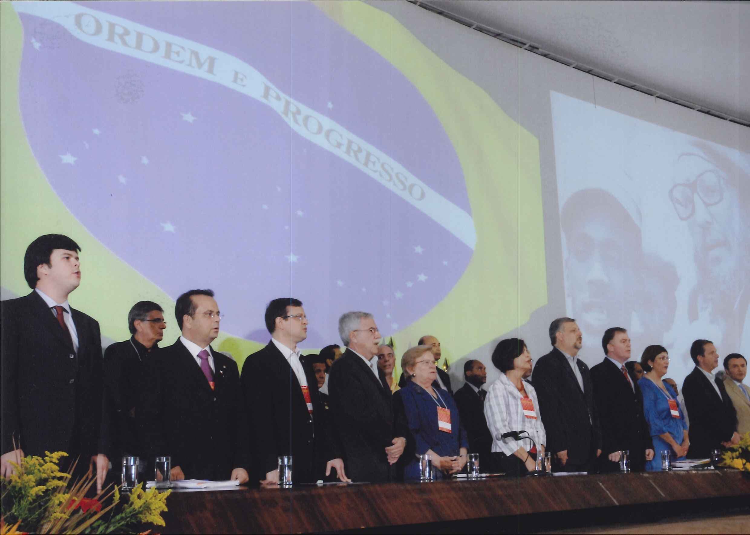 Mesa de abertura do XI Congresso Nacional do PSB 