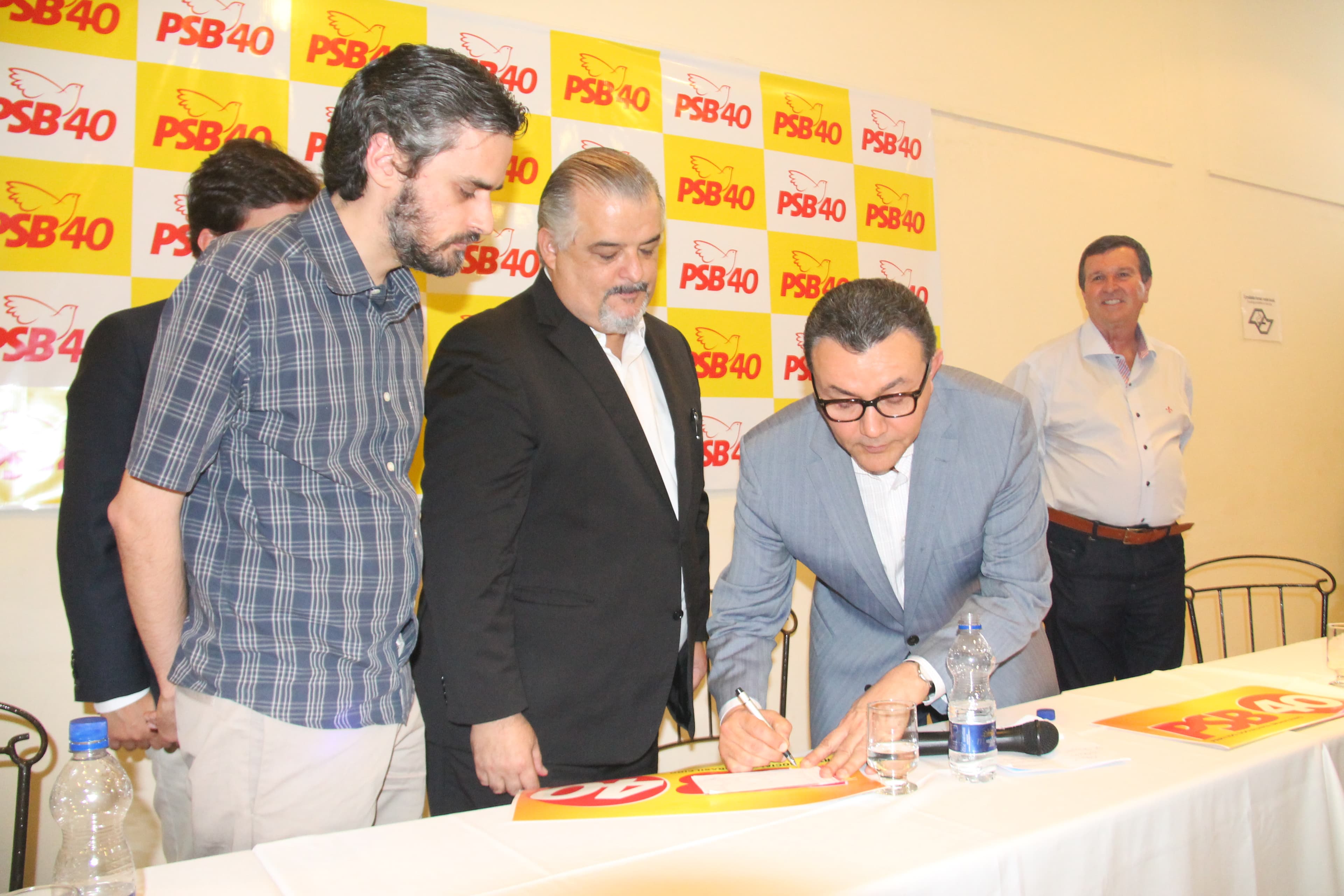 Márcio França em Filiação Rafael Agostini