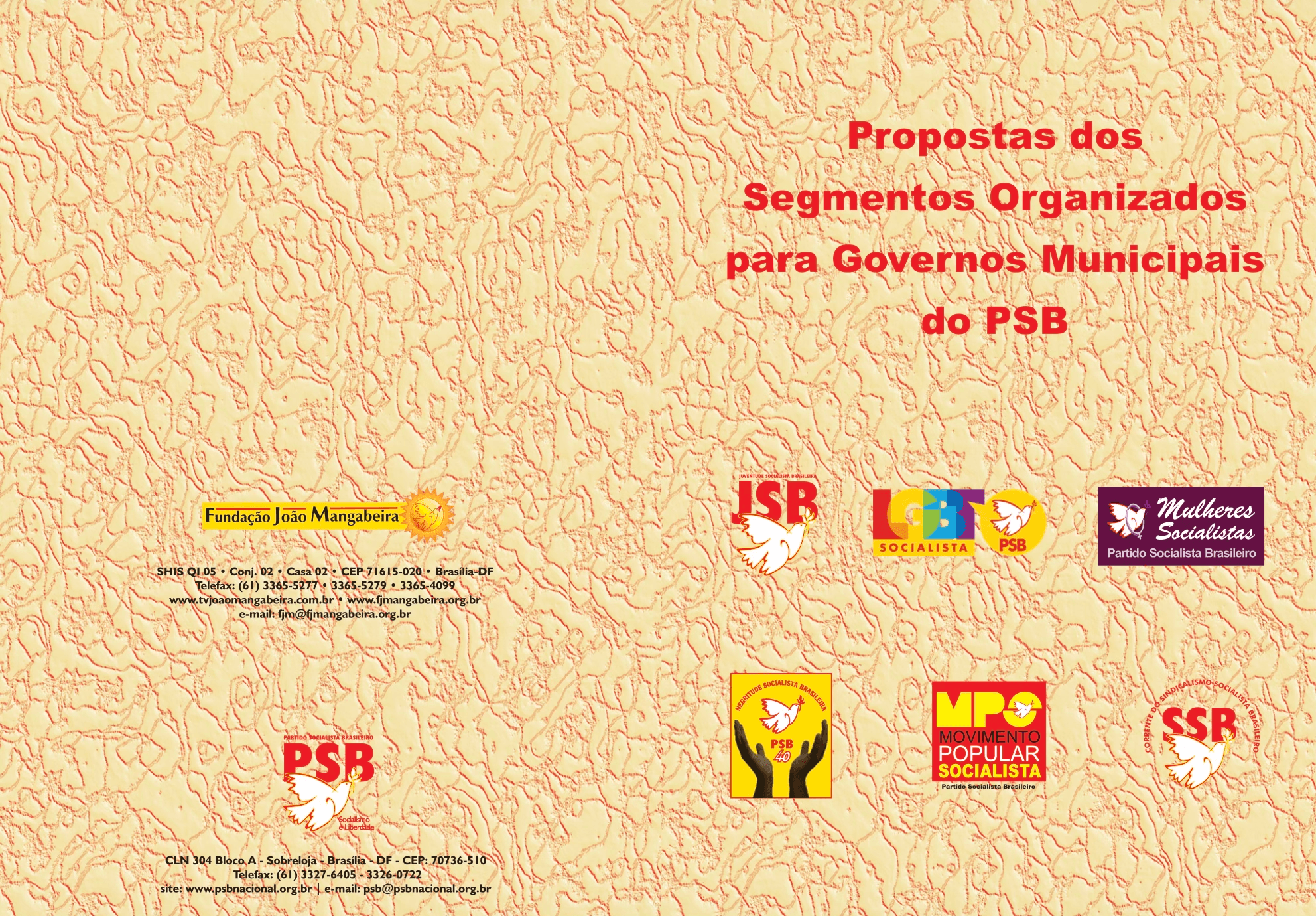 Propostas dos Segmentos Organizados para Governos Municipais.