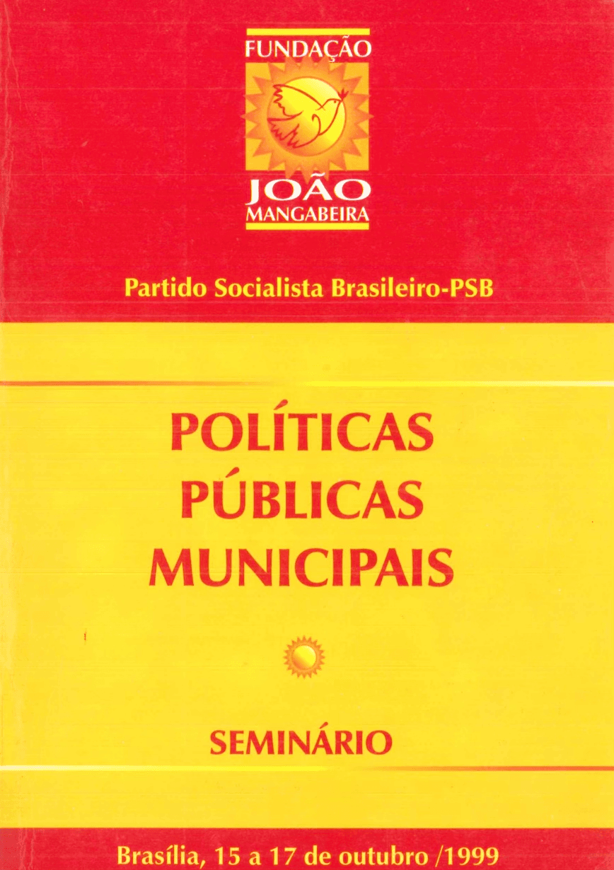 Seminário - Políticas Públicas Municipais (1999)