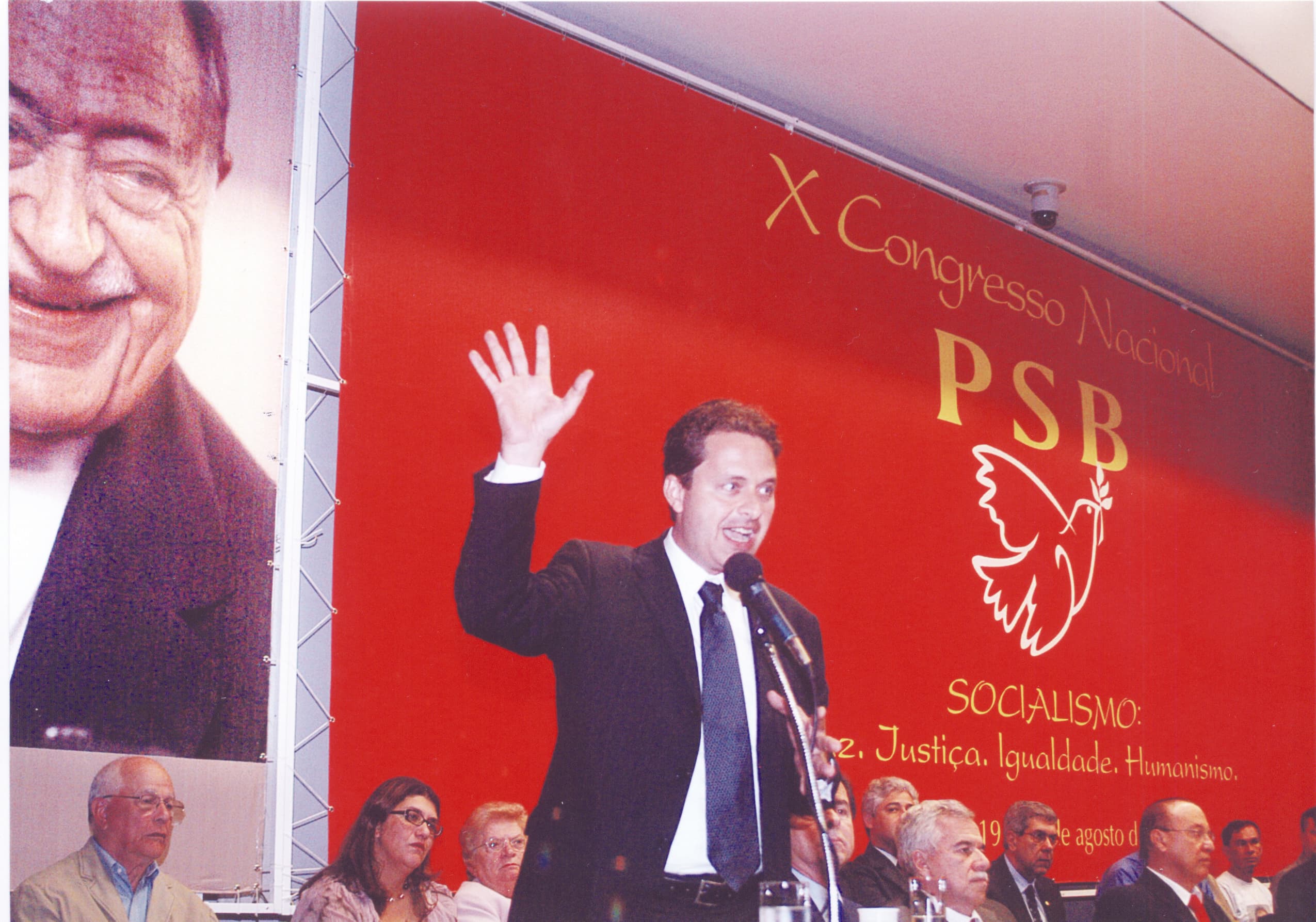 Eleição do novo presidente nacional do PSB: Eduardo Campos