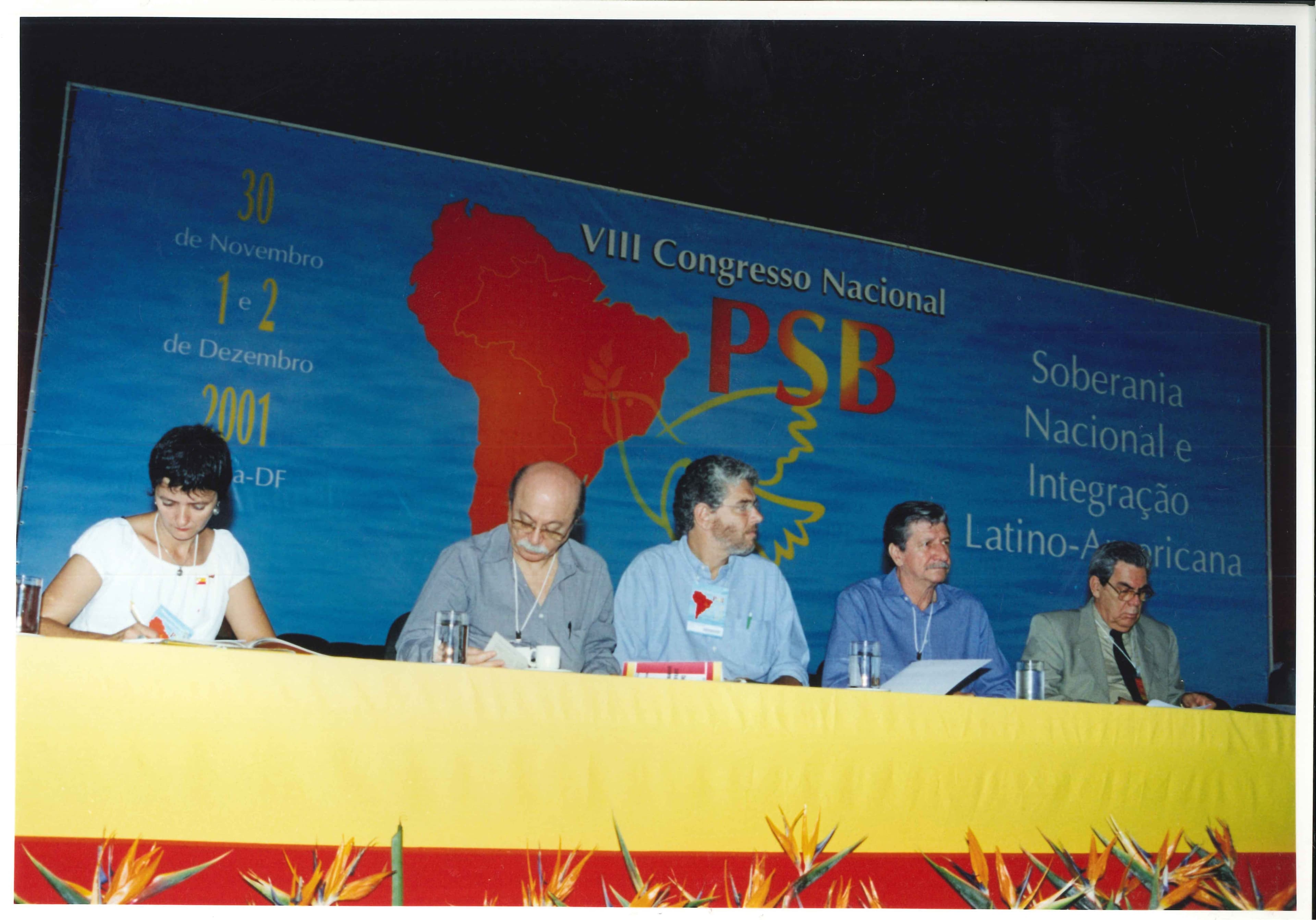 VIII Congresso Nacional do PSB - Mesa de grupo temático