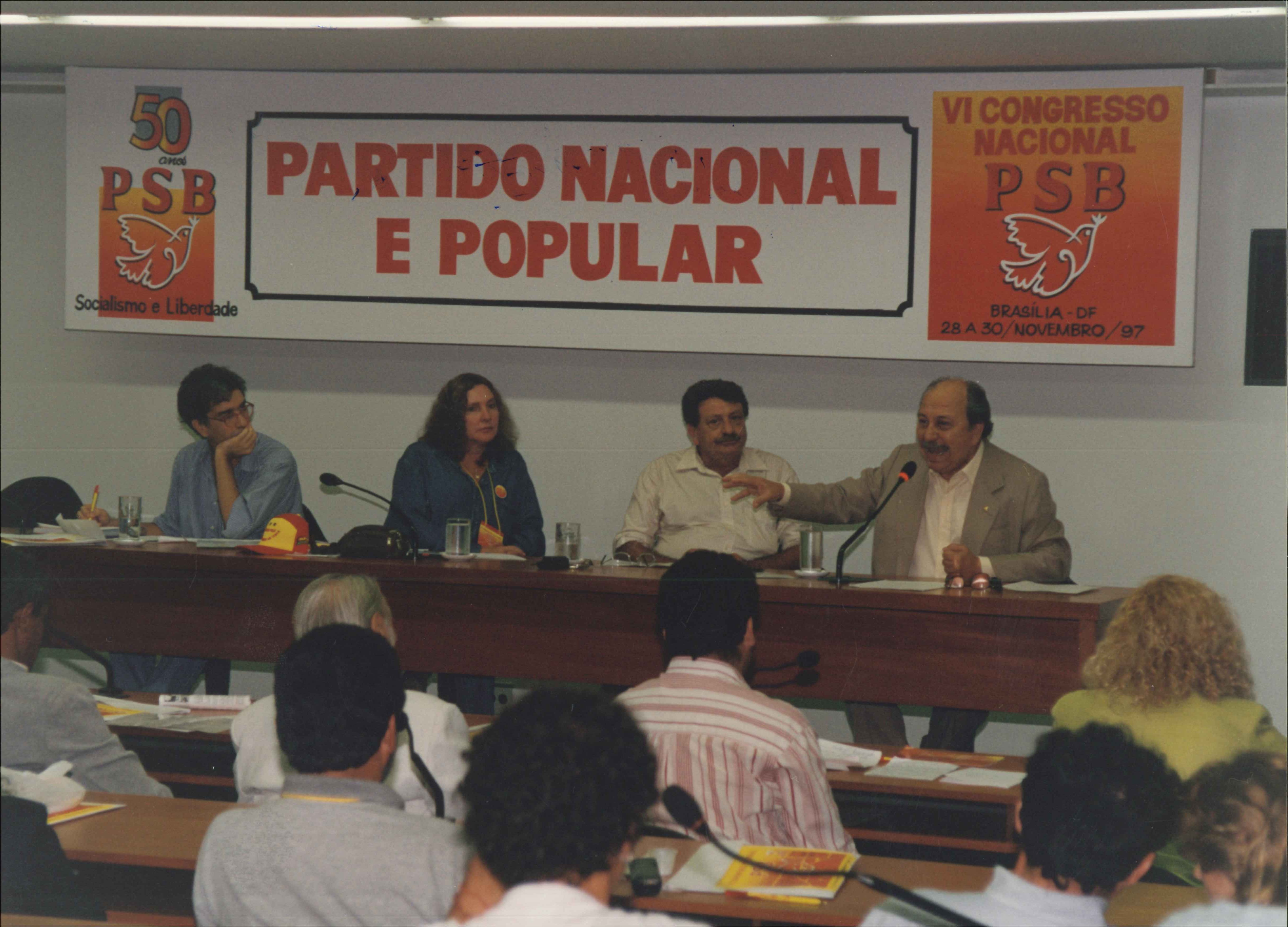 VI Congresso Nacional do PSB - Mesa de grupo temático