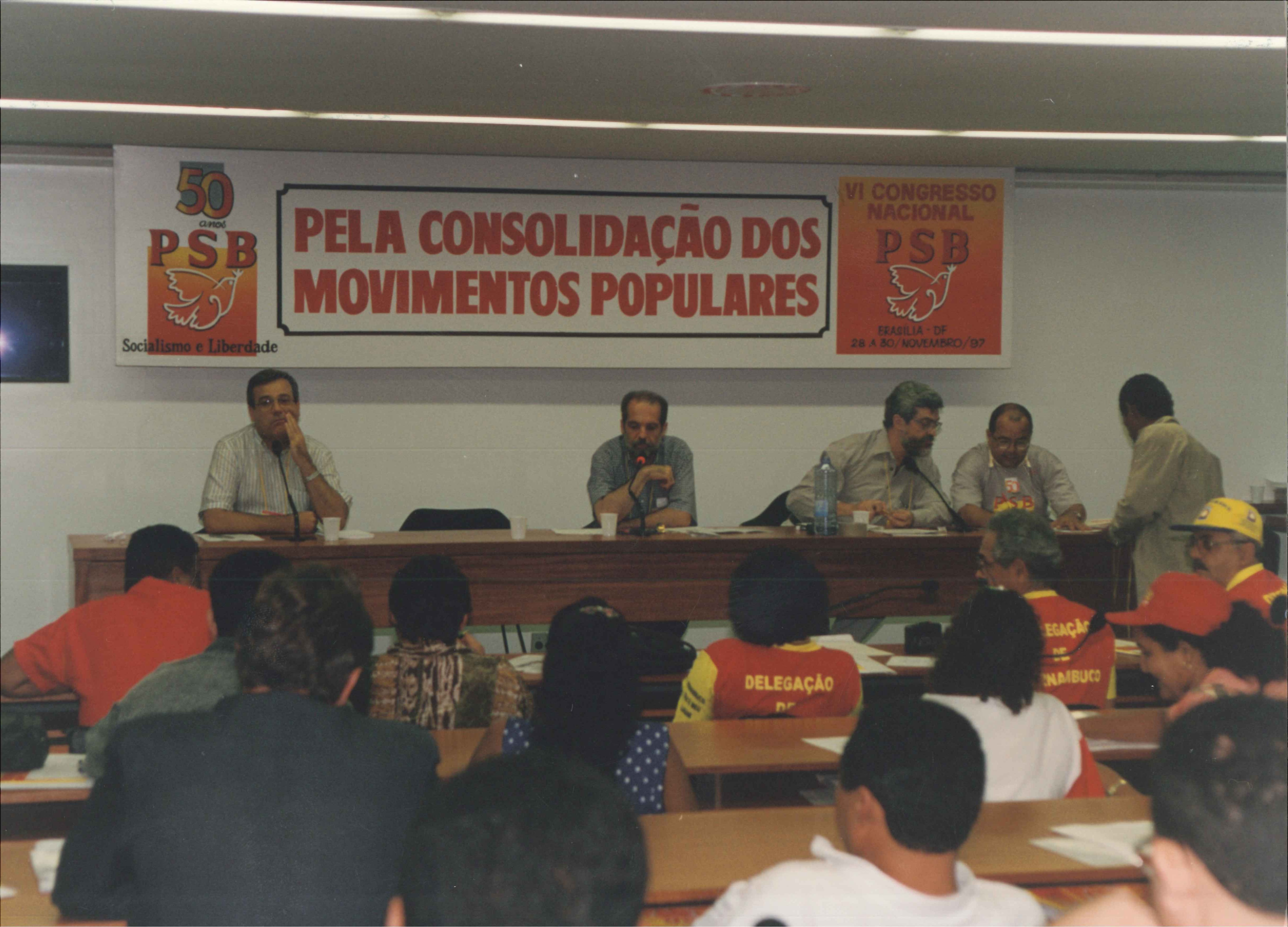 VI Congresso Nacional do PSB - Mesa de grupo temático do VI Congresso