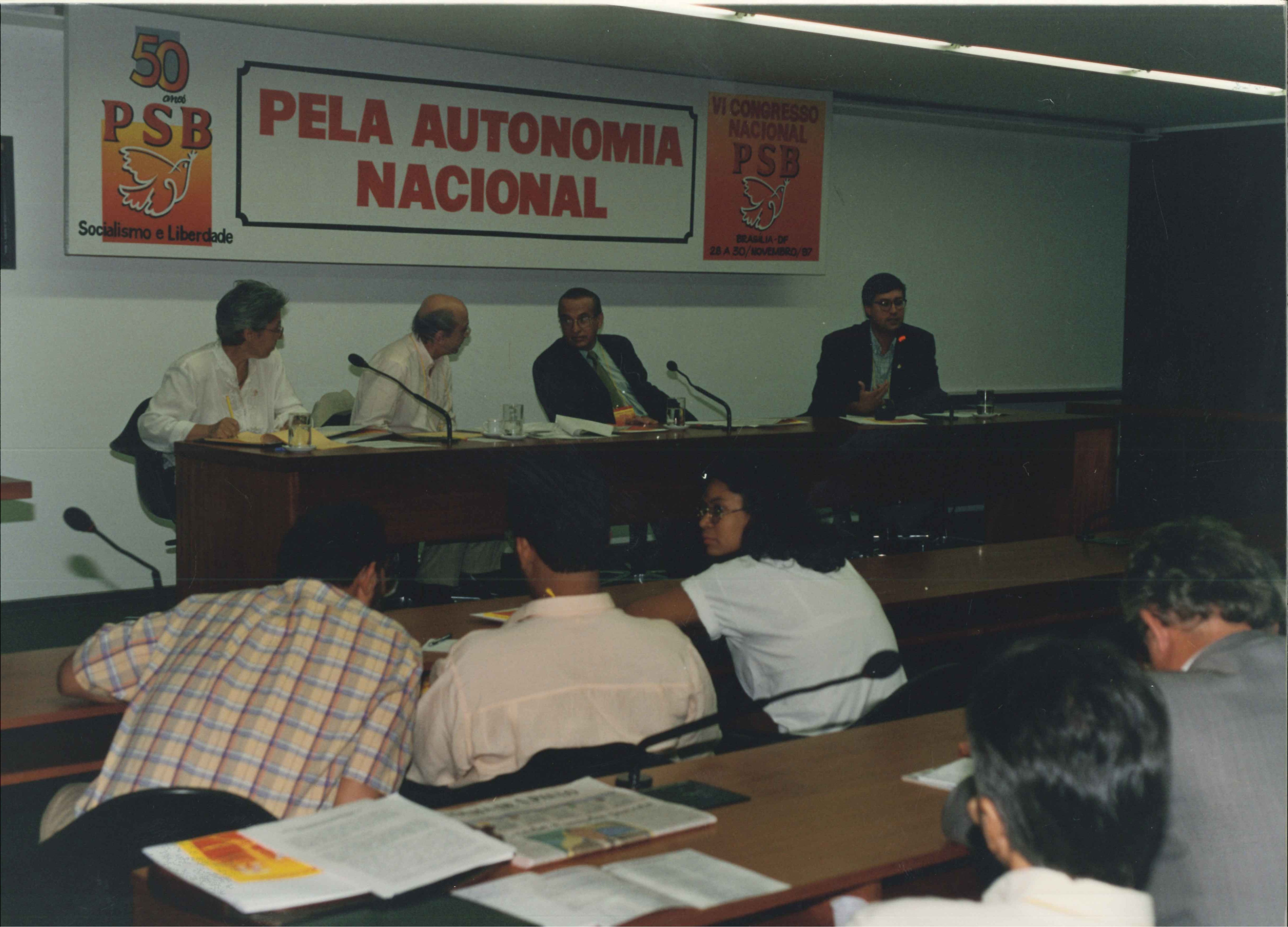 VI Congresso Nacional do PSB - Mesa de grupo temático do VI Congresso