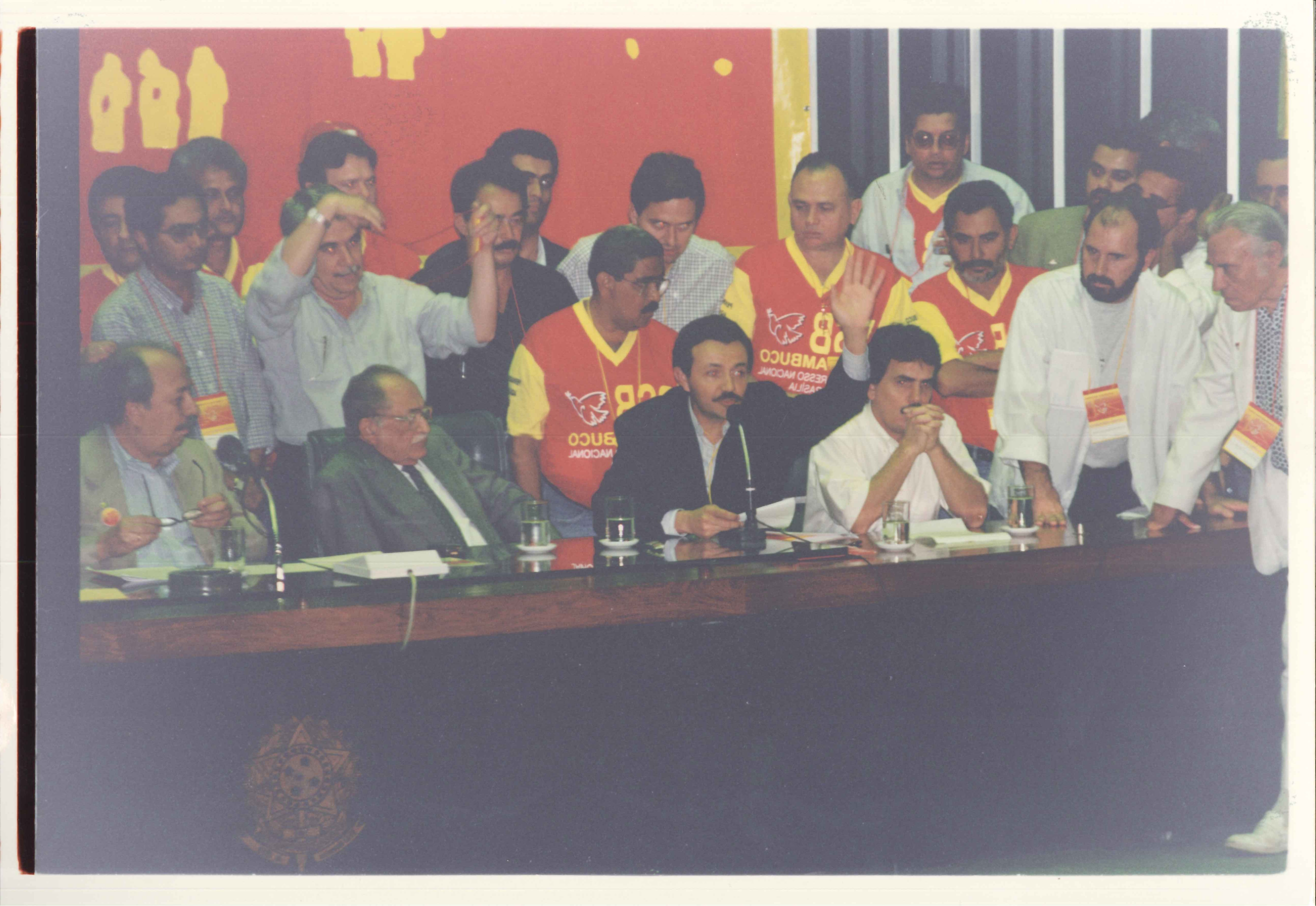 VI Congresso Nacional do PSB - Mesa de encerramente da plenária final do VI Congresso.