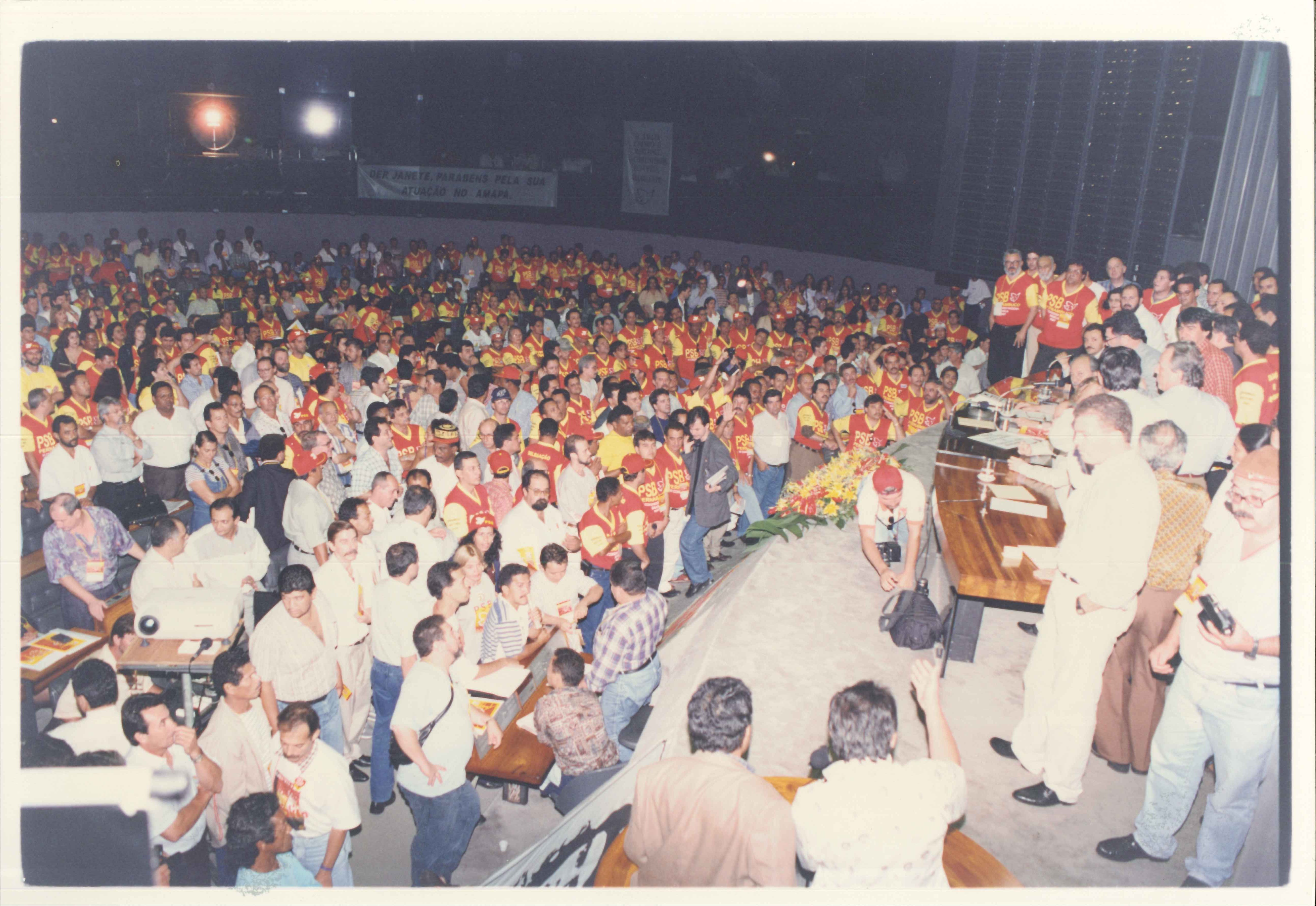 VI Congresso Nacional do PSB - Plenária de encerramento do VI Congresso.