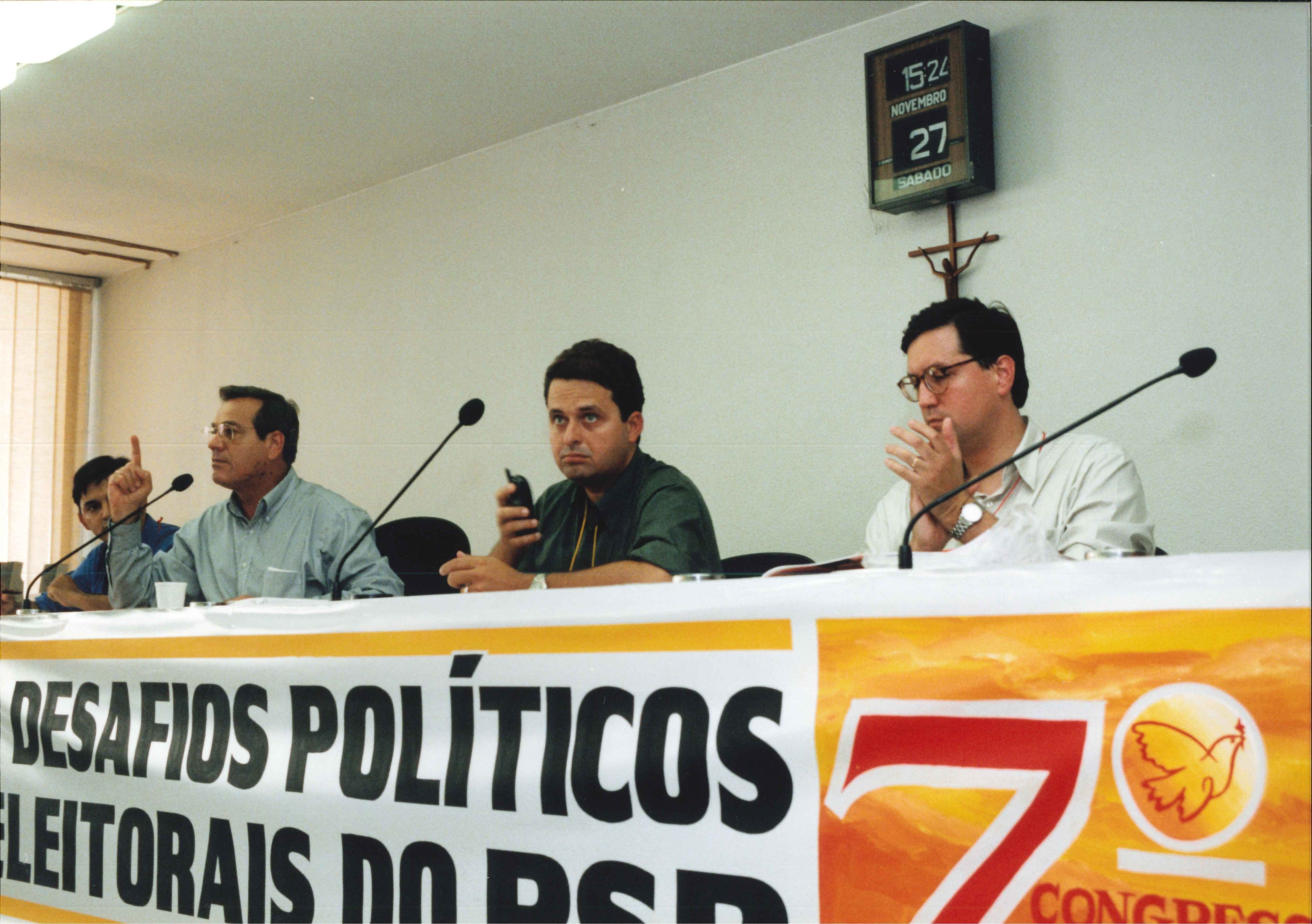 VII Congresso Nacional do PSB - Mesa do grupo temático Desafios políticos Eleitorais do PSB